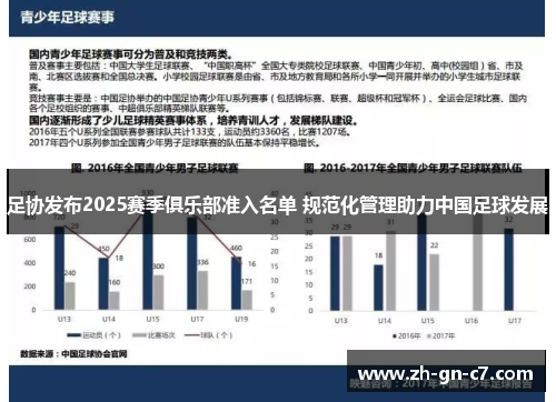 足协发布2025赛季俱乐部准入名单 规范化管理助力中国足球发展 足协发布2025赛季俱乐部准入名单 规范化管理助力中国足球发展