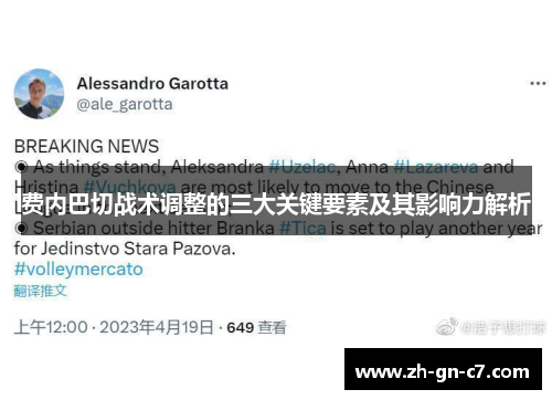 费内巴切战术调整的三大关键要素及其影响力解析 费内巴切战术调整的三大关键要素及其影响力解析